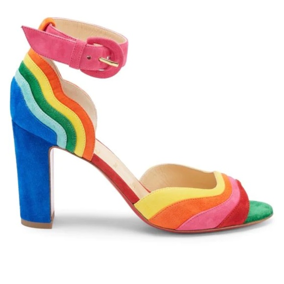 Degratissimo Rainbow Suede Sandals - Picture 6 of 6